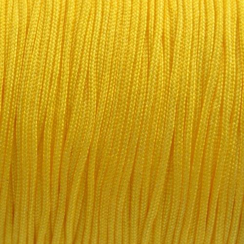Rol nylon rattail koord oker geel 0.8mm - 90 meter-Kraaltjes van Renate