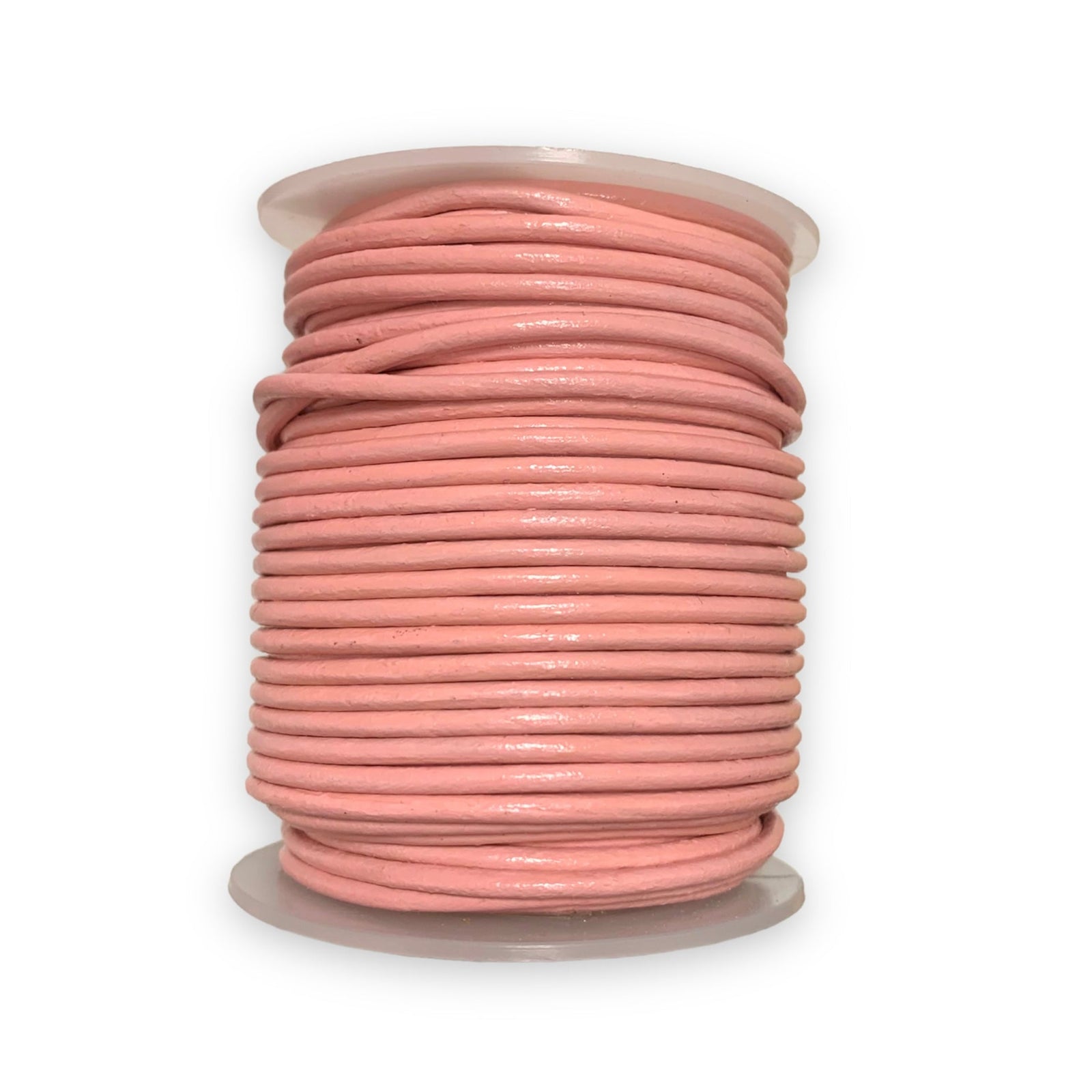 Rond leer 2mm Roze - prijs per meter-Leer-Kraaltjes van Renate
