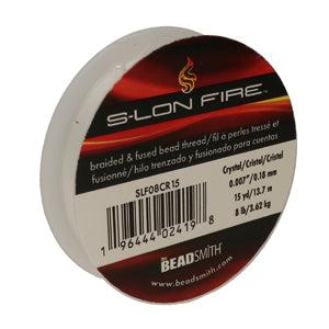 S-lon Line draad wit 0,12mm - ±13 meter-Kraaltjes van Renate