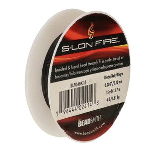 S-lon fire draad zwart 0,12mm - ±13 meter-Kraaltjes van Renate