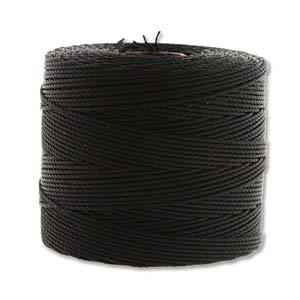 S-lon koord Tex135 - 0,4mm - Black 107mtr-Kraaltjes van Renate