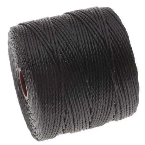 S-lon koord Tex210 - 0,5mm - Black 70mtr-Kraaltjes van Renate