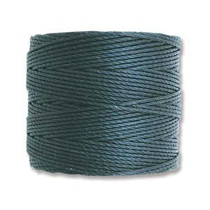 S-lon koord Tex210- 0,5mm - dark teal 70mtr-Kraaltjes van Renate