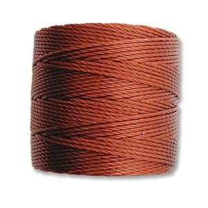 S-lon koord Tex210 - 0,5mm - sienna 70mtr-Kraaltjes van Renate