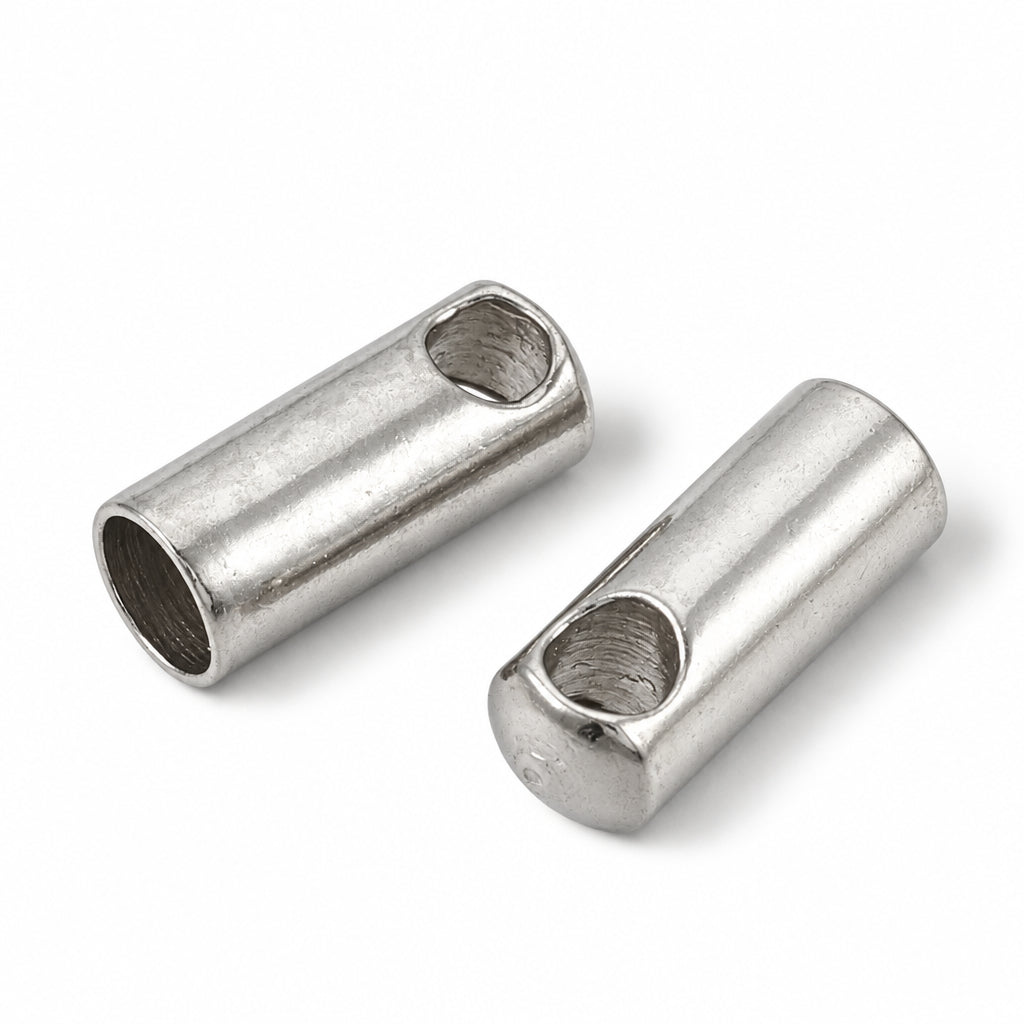 Eindkapje Koord RVS Zilver 7mm - per stuk