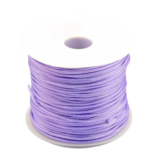 Satijn Koord Lila Paars 1.0mm - 4 meter-Koord-Kraaltjes van Renate