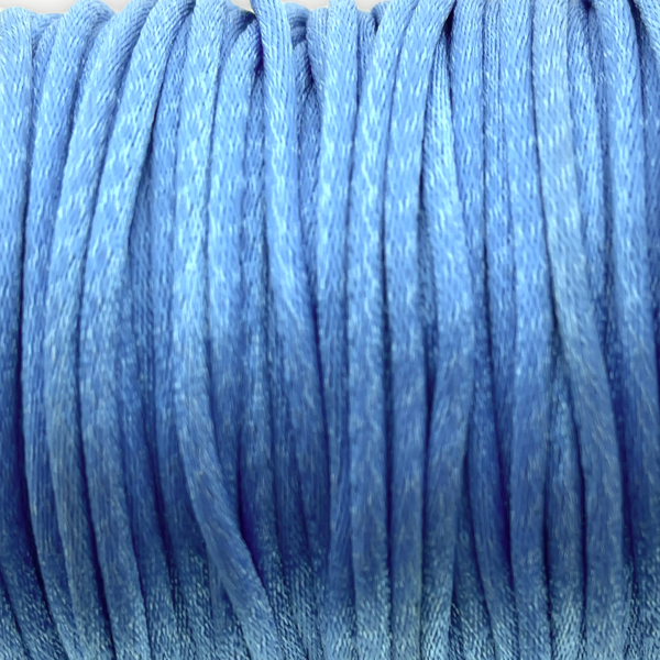 Satijn koord 1,5mm Blauw - 3 meter-koord-Kraaltjes van Renate