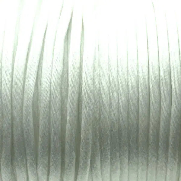 Satijn koord 2,5mm Wit - 3 meter-koord-Kraaltjes van Renate