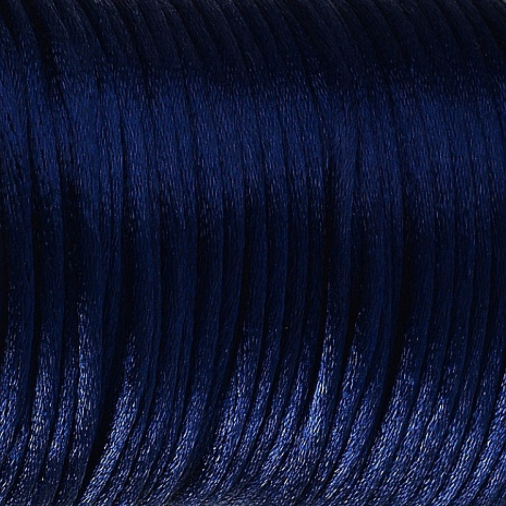 Satijn koord 1.5mm Blauw - 3 meter-koord-Kraaltjes van Renate