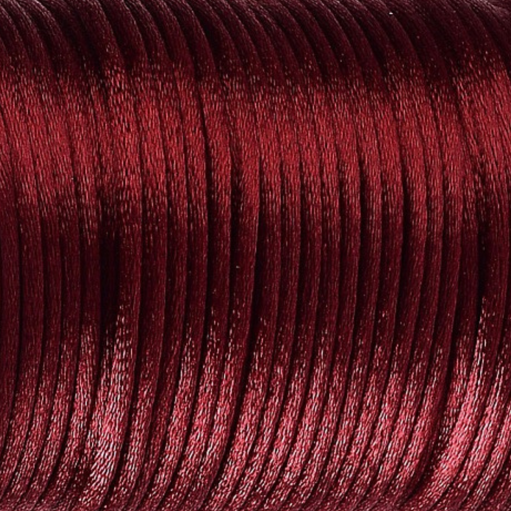 Satijn koord 1.5mm Bordeaux - 3 meter-koord-Kraaltjes van Renate
