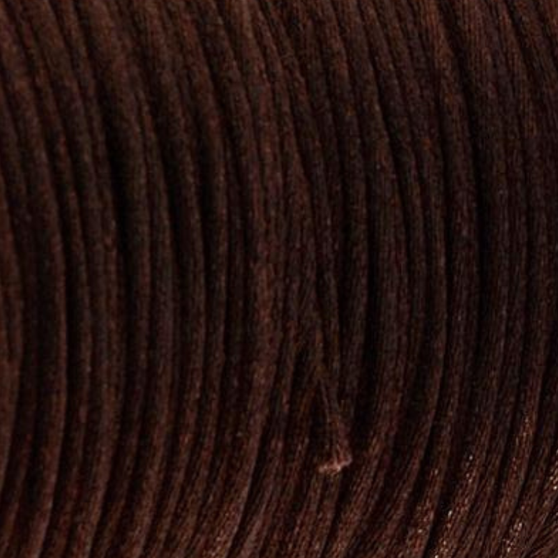 Satijn koord 1.5mm Donker Bruin - 3 meter-koord-Kraaltjes van Renate