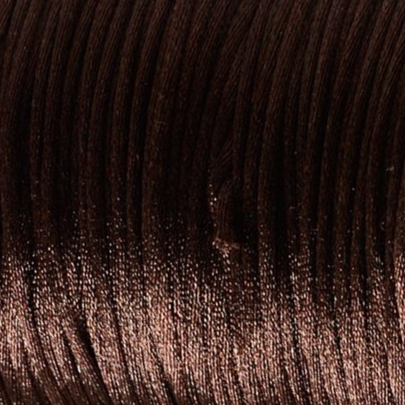 Satijn koord 1.5mm Donker Bruin - 3 meter-koord-Kraaltjes van Renate