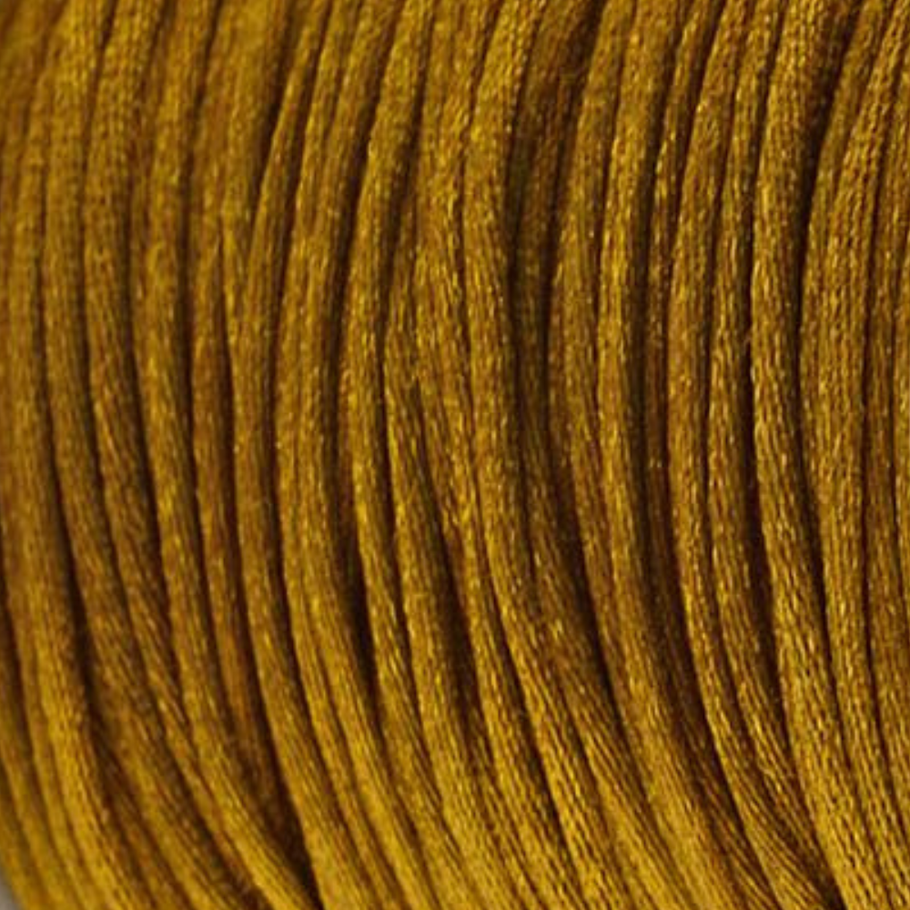 Satijn koord 1.5mm Donker Goud - 3 meter-koord-Kraaltjes van Renate