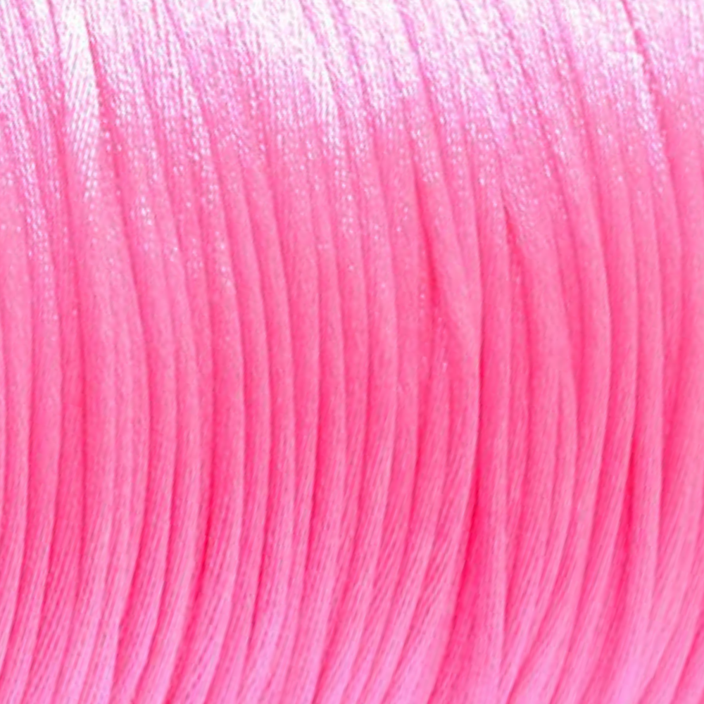 Satijn koord 1.5mm Hot Pink- 3 meter-koord-Kraaltjes van Renate