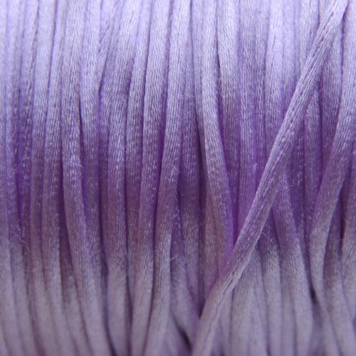 Satijn koord 1mm Lila paars - 5 meter-Kraaltjes van Renate