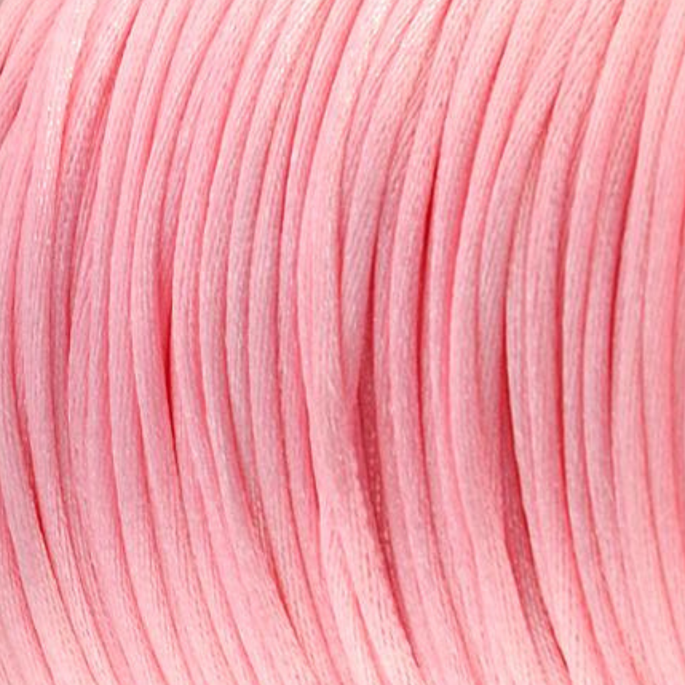 Satijn koord 1.5mm Roze - 3 meter-koord-Kraaltjes van Renate