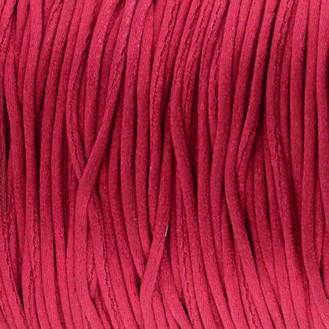 Satijn koord 1mm Cerise - 4 meter-koord-Kraaltjes van Renate