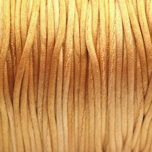 Satijn koord 1mm Goud - 5 meter-Kraaltjes van Renate