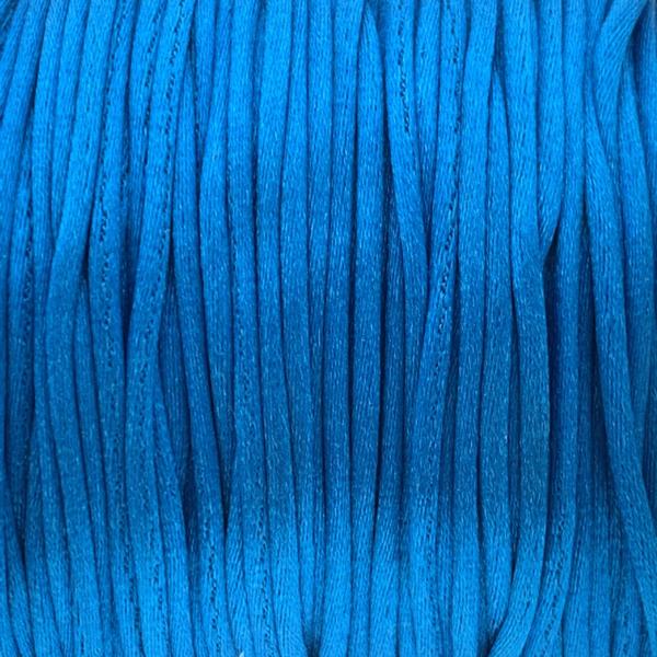 Satijn koord 1mm Palace blue - 5 meter-Kraaltjes van Renate