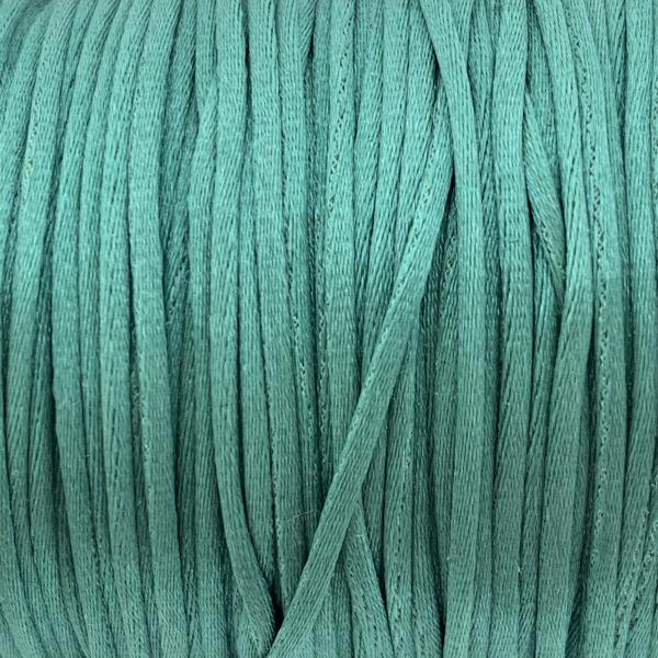 Satijn koord 1mm Sea green - 5 meter-Kraaltjes van Renate