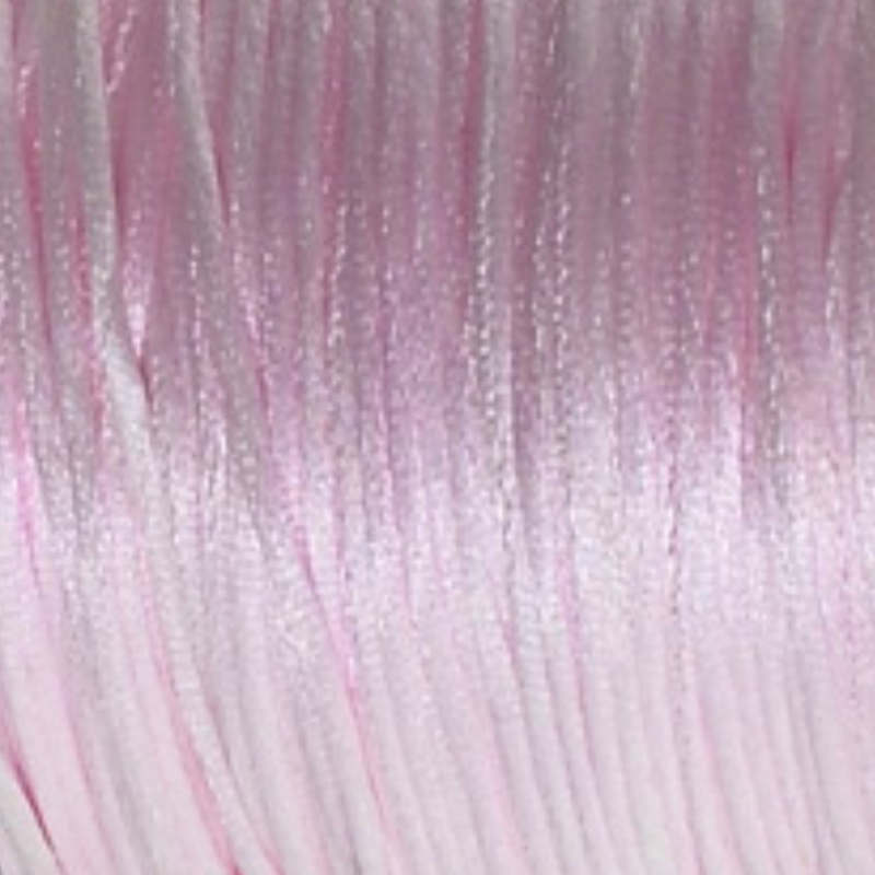Satijn koord 1mm licht roze - 4 meter-koord-Kraaltjes van Renate