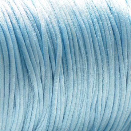 Satijn koord 2,5mm Lichtblauw - 3 meter-koord-Kraaltjes van Renate