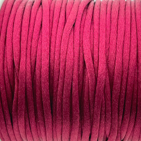 Satijn koord 2,5mm Rood - 3 meter-koord-Kraaltjes van Renate
