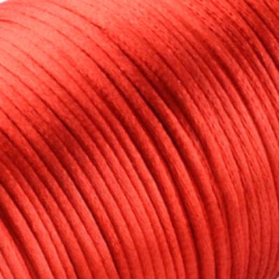 Satijn koord 2mm Red - 3 meter-koord-Kraaltjes van Renate