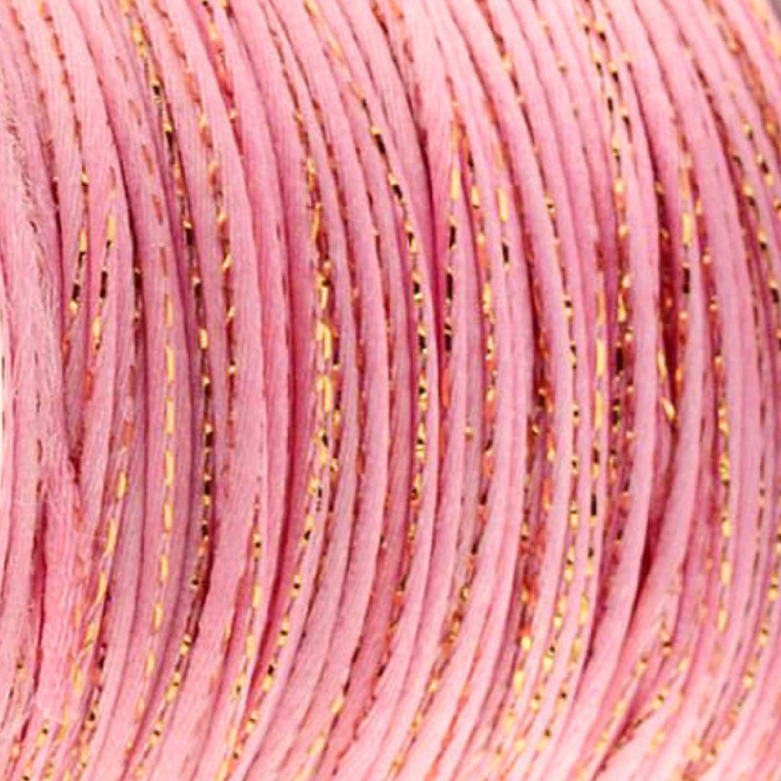Satijn koord Pink Goud 1,5mm - 2,5 meter-koord-Kraaltjes van Renate