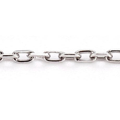 Schakelketting Cable RVS Staalkleur 1.5x0.9mm - per 10cm-Ketting-Kraaltjes van Renate