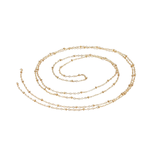 Schakelketting Premium 18k RVS Goud 1.6mm - per 10cm-Ketting-Kraaltjes van Renate