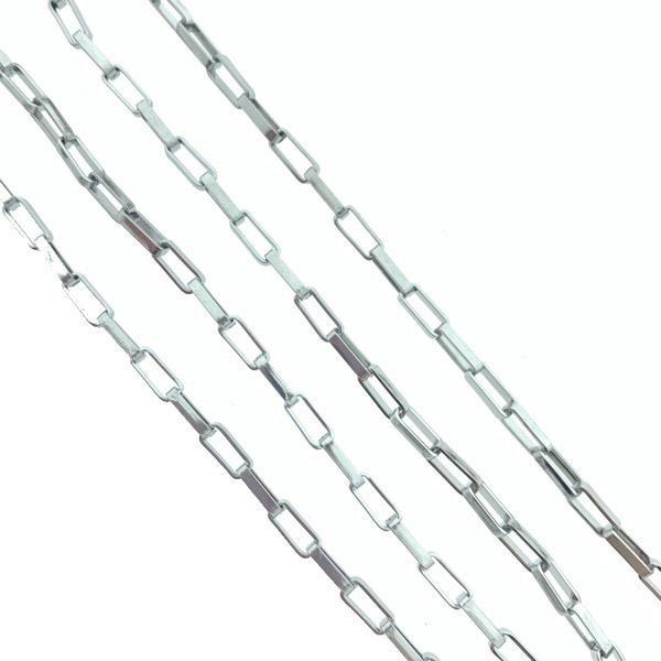 Schakelketting RVS box 8x3mm - prijs per 10cm-Kraaltjes van Renate