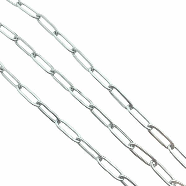 Schakelketting RVS rechthoek 12x4mm - prijs per 10cm-Kraaltjes van Renate