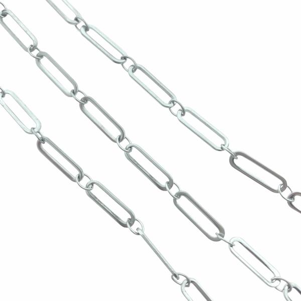 Schakelketting RVS rechthoek 5x3,5mm - prijs per 10cm-Kraaltjes van Renate