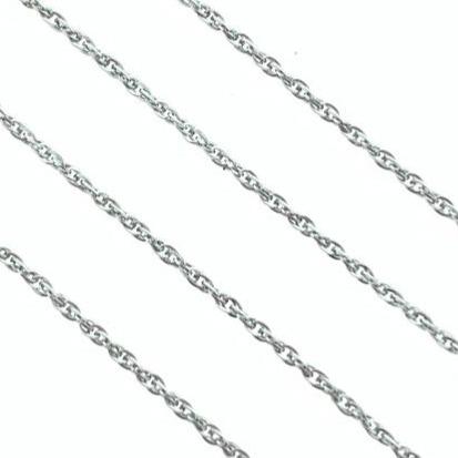 Schakelketting RVS twist 3x2mm - prijs per 10cm-Kraaltjes van Renate