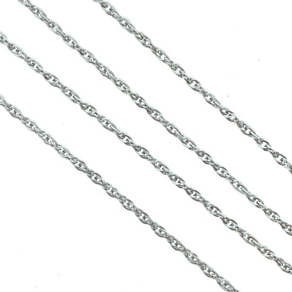 Schakelketting RVS twist 4x2mm - prijs per 10cm-Kraaltjes van Renate