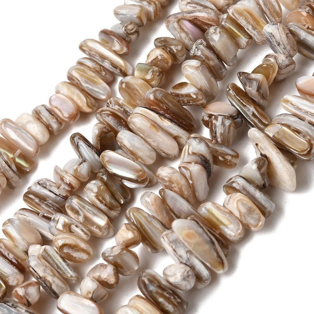 Schelp Kralen Nugget Camel 15mm - per 20 stuks (kopie)-Kralen-Kraaltjes van Renate