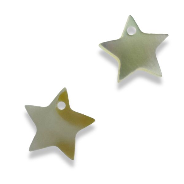 Schelp bedel ster 12x2mm-Kralen-Kraaltjes van Renate