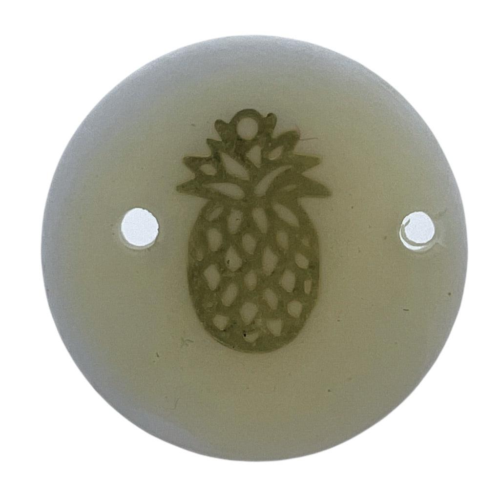 Schelp tussenzetsel ananas parelmoer 16x2mm-Kralen-Kraaltjes van Renate