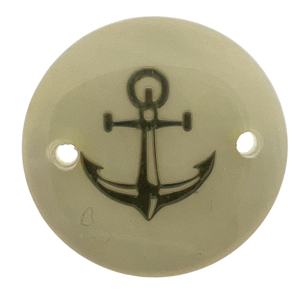 Schelp tussenzetsel anker parelmoer 16x2mm-Kralen-Kraaltjes van Renate