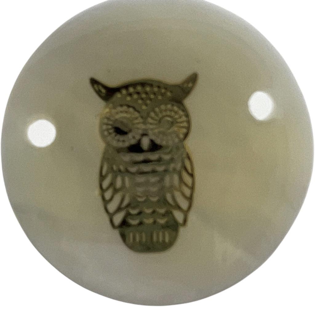 Schelp tussenzetsel uil parelmoer 16x2mm-Kralen-Kraaltjes van Renate