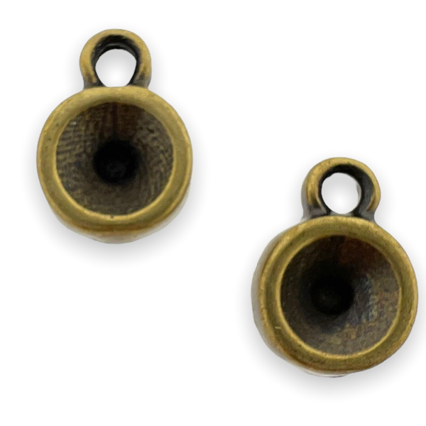 Setting Brons DQ 8x11mm-bedels-Kraaltjes van Renate