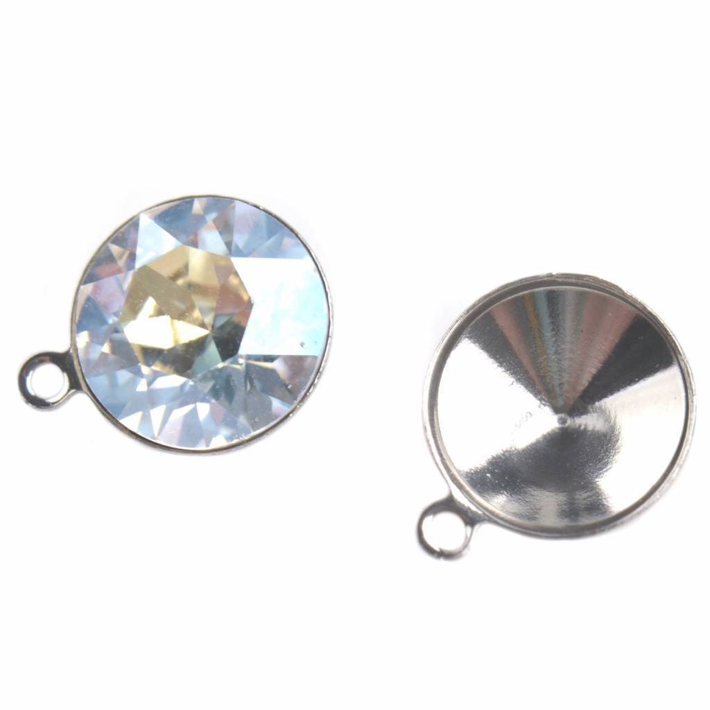 Setting voor swarovski SS39 RVS 11x8.5mm-Kraaltjes van Renate
