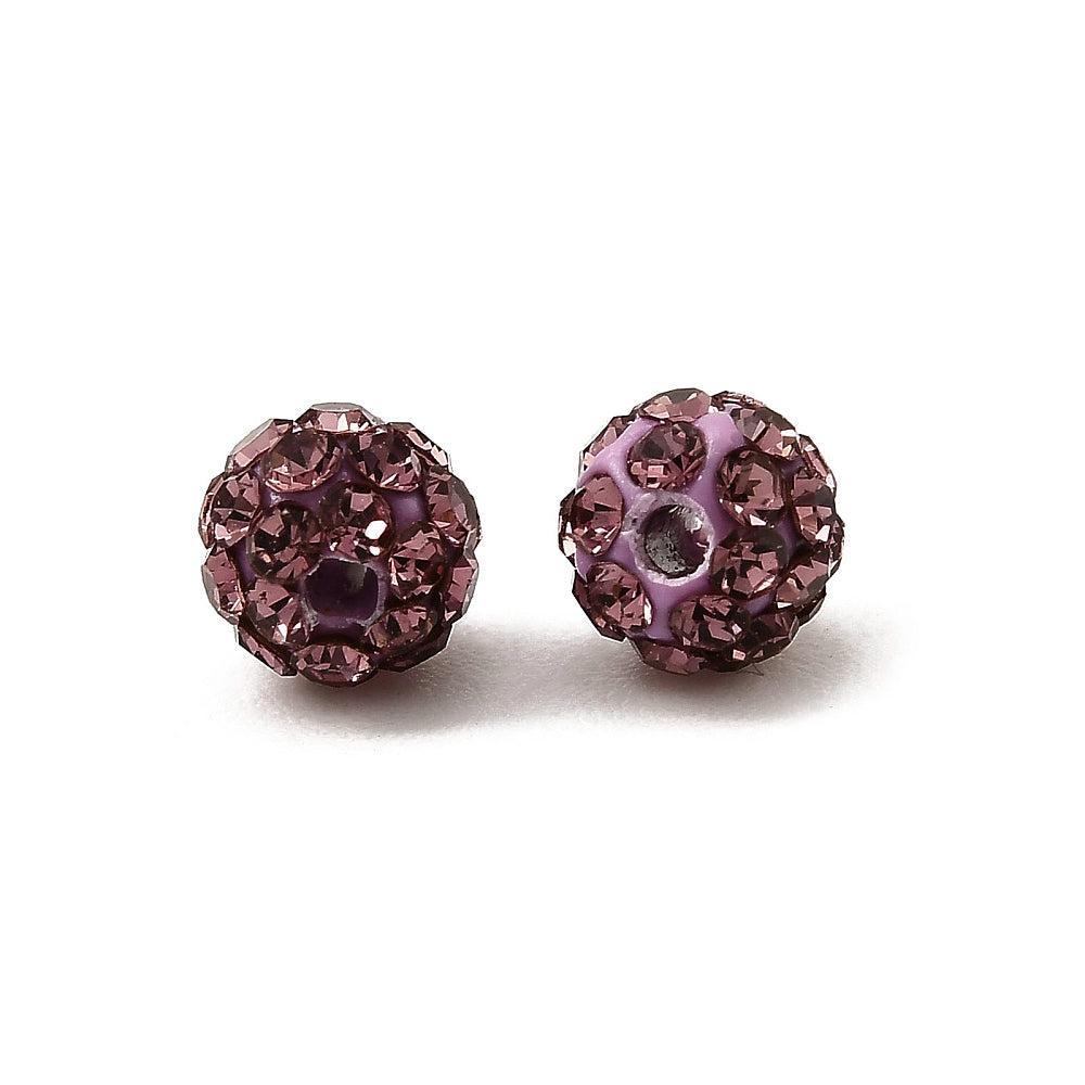 Shamballa Kraal Disco Bal Pink - per stuk-Kralen-Kraaltjes van Renate