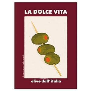 Sieraden Kaartje "La Dolce Vita" Multicolor 14.5x10.5cm - per stuk-Kraaltjes van Renate