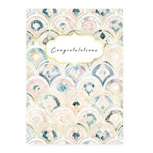 Sieraden kaartjes "Congratulations" Rose blue-Kraaltjes van Renate