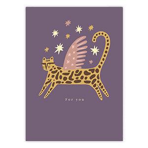 Sieraden kaartjes "For you" Purple-onderdelen-Kraaltjes van Renate