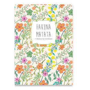 Sieraden kaartjes &quot;Hakuna Matata&quot; Multi colour-Kraaltjes van Renate