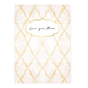 Sieraden kaartjes "Love you Mom" Rose-Kraaltjes van Renate