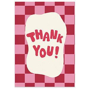 Sieraden kaartjes "Thank you" - per stuk-Onderdelen-Kraaltjes van Renate